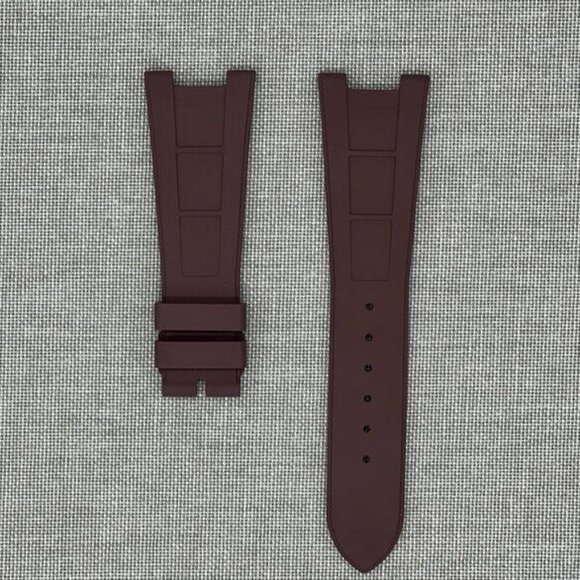 Tempomat Brown Rubber Strap for Patek Nautilus 5711, Patek 5712, 5726, 5980